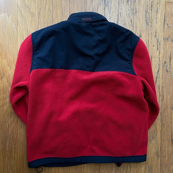 POLO RALPH LAUREN JACKET SIZE LARGE GREAT CONDITION REDANDBLACK POLARTEC CLASSIC - Picture 8 of 9